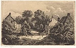 Le chemin de Garens (The Road to Garens) by Eugène Bléry