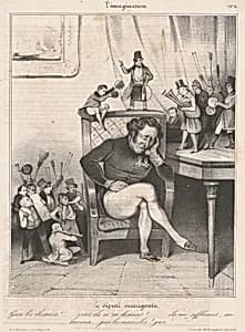 Le député ventrigoulu by Honoré Daumier