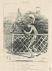 Le fil d'Ariane by Honoré Daumier