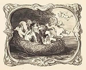 Le Nid abandonné by Honoré Daumier