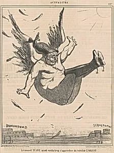 Le nouvel Icare ... by Honoré Daumier