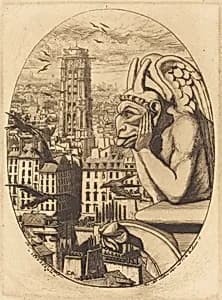 Le stryge (The Vampire) by Charles Meryon