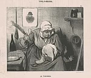 Le Toucher by Honoré Daumier