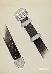 Leather Belt by Harry Mann Waddell