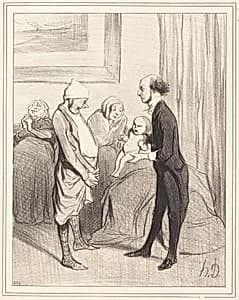 L'Entrée dans la vie by Honoré Daumier