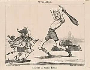 L'Hercule des Champs-Elysées by Honoré Daumier