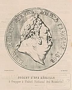 Louis-Philippe, dernier roi des français by Honoré Daumier