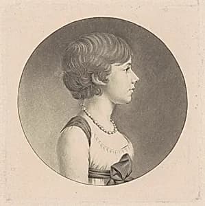 Louisa DuPonceau by Charles B. J. Févret de Saint-Mémin