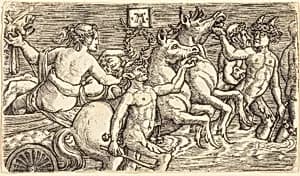 Lovers led by Seagods on Triumph by Albrecht Altdorfer
