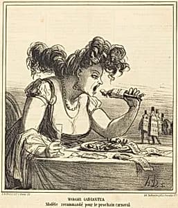 Madame Gargantua by Honoré Daumier