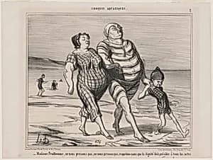 Madame Prudhomme... by Honoré Daumier