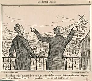 Magnifique projet ... by Honoré Daumier