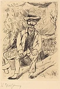 Man Seated by Rudolf Grossman
