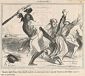 Manière dont ... by Honoré Daumier