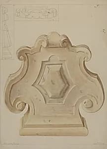 Marble Ornament (from top of mantelpiece) by Manuel G. Runyan