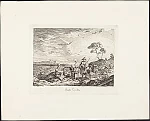 Monte Circello by Ludwig Richter