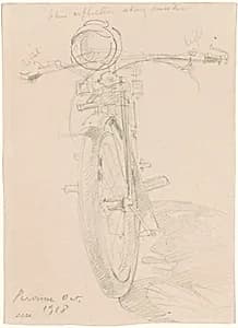 Motorcycle [recto] by John Singer Sargent