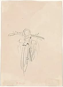 Motorcycle [verso] by John Singer Sargent