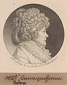 Mrs. Cunnyngham by Charles B. J. Févret de Saint-Mémin