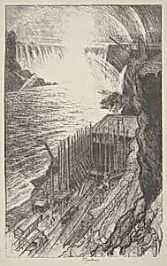 Niagara Rainbows by Joseph Pennell