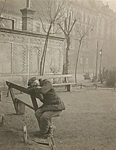 Népliget, Budapest by André Kertész