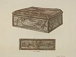 Pa. German Bridal Box