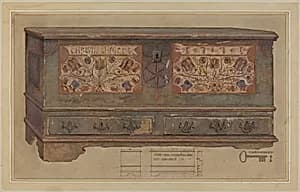 Pa. German Chest by Elmer G. Anderson