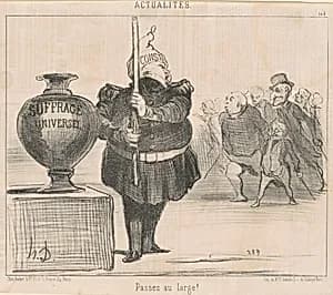 Passez au large! by Honoré Daumier