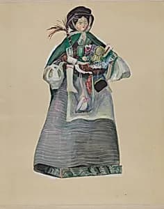 Peddler Doll by Mina Lowry