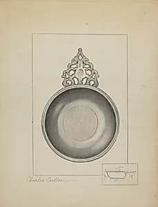 Pewter Porringer by Charles Cullen