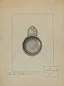 Pewter Porringer by Charles Cullen