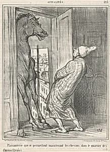 Plaisanterie que se permettent ... by Honoré Daumier