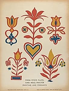 Plate 6: From Portfolio "Folk Art of Rural Pennsylvania" by American 20th Century