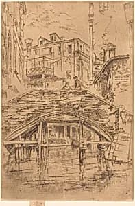 Ponte del Piovan by James McNeill Whistler
