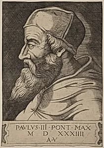Pope Paul III by Agostino dei Musi