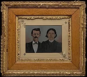 Portrait of a Man and Woman by American 19th Century