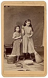 Portrait of Child Maids by William D. Fay