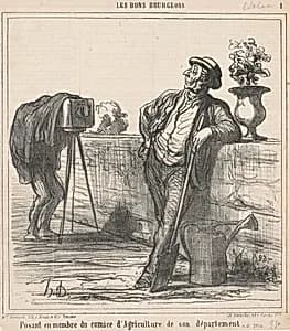 Posant en membre du comice d'agriculture ... by Honoré Daumier