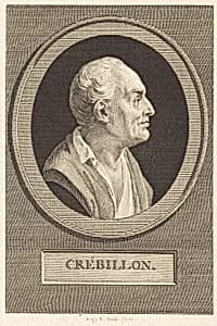 Prosper Jolyot de Crebillon by Augustin de Saint-Aubin