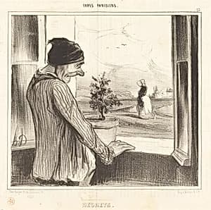 Regrets by Honoré Daumier