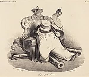 Repos de la France by Honoré Daumier