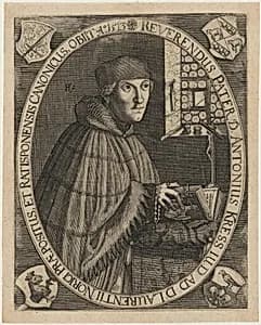 Rev. Father Antonius Kress by Attributed to Hendrik Hondius I