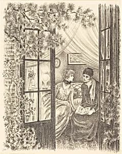 Portrait of Valentine Hugo