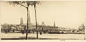 Rouen by James McBey