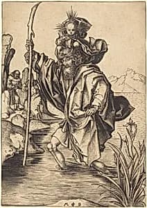 Saint Christopher by Martin Schongauer