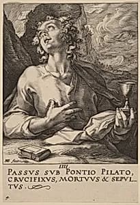 Saint John by Hendrik Goltzius