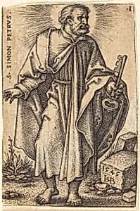 Saint Peter by Sebald Beham