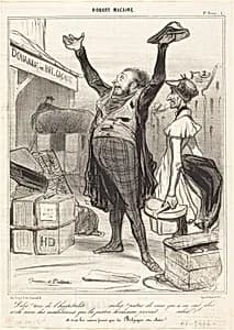 Salut! Terre de l'hospitalité... by Honoré Daumier