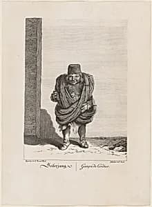 Seilerjung  (Young Rope Seller) by Carl Conti, after Johann Christian Brand