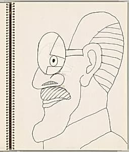 Self-Portrait in Profile